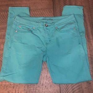 Teal JCP Skinny Ankle high-stretch denim 28/6